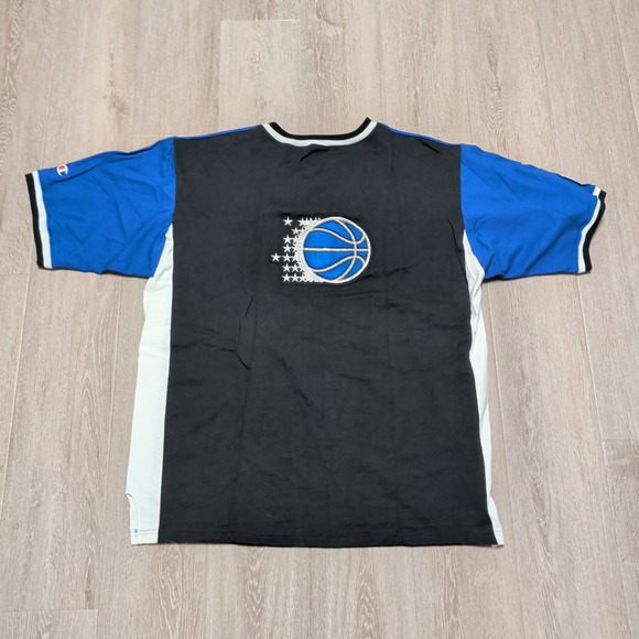 Vintage 90s Champion Orlando Magic Shooting Shirt Mens XL V-Neck Heavyweight NBA - Picture 2 of 8